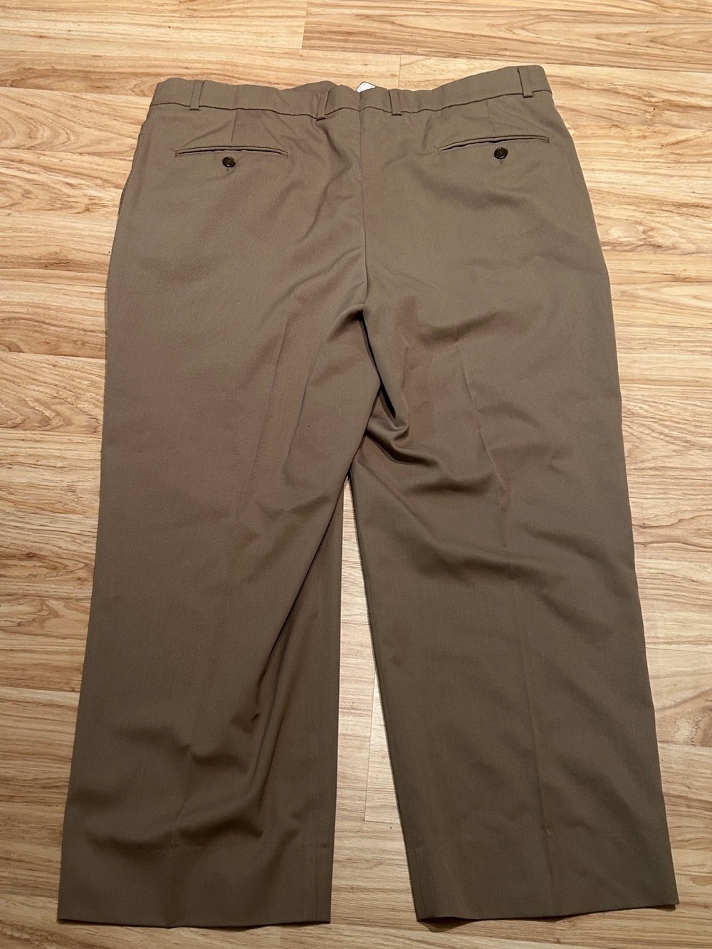 Men's Pleated 36x29 Dress Pants - Brown